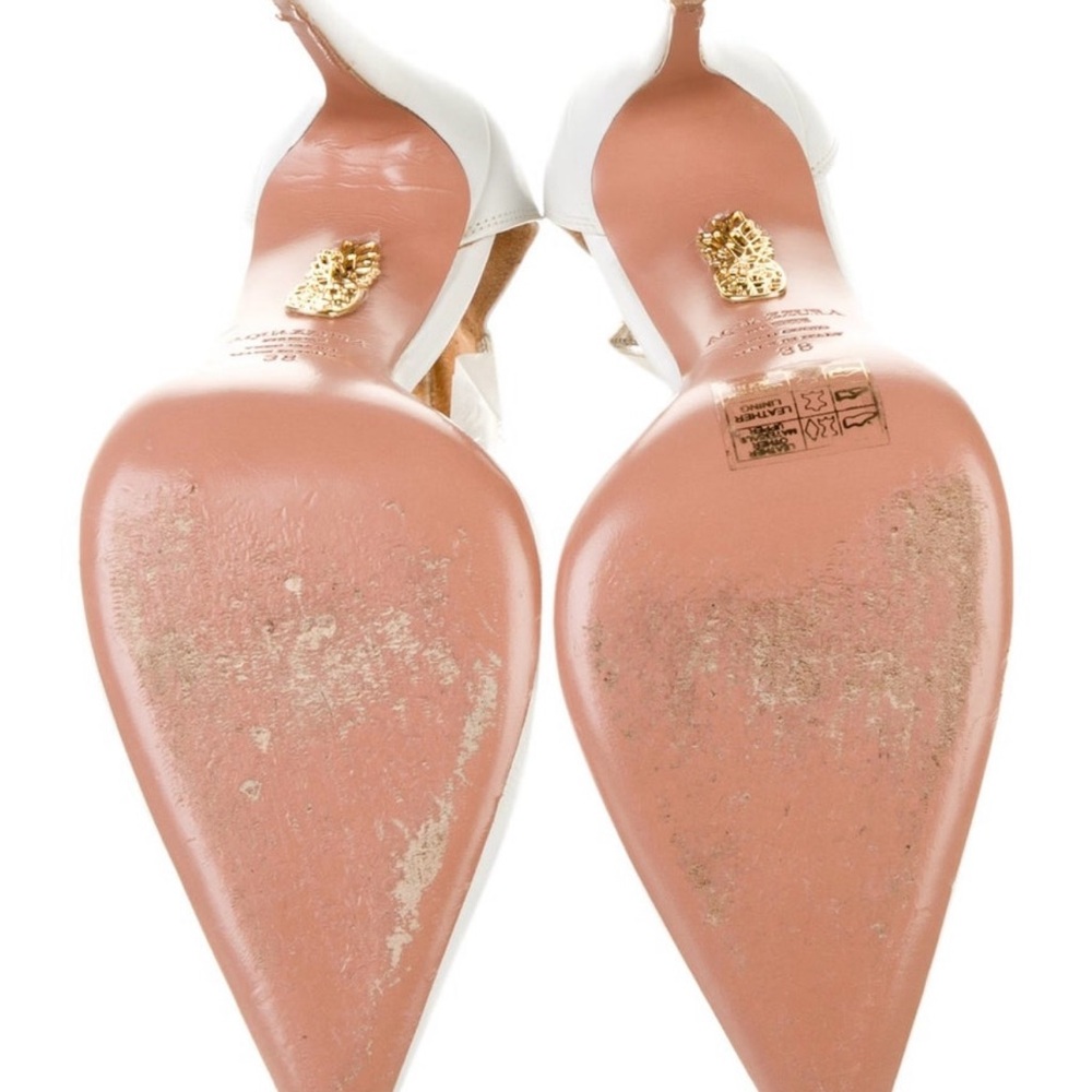Aquazzura Leather D'Orsay Pumps - Picture 3 of 5
